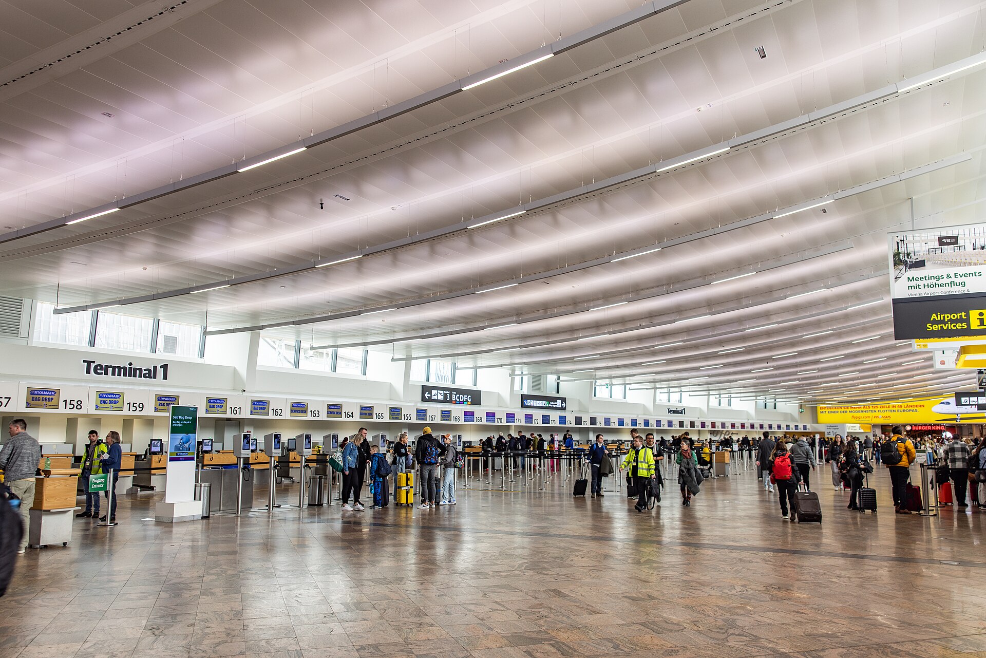 Airport jobs in Austria — real workplace scene