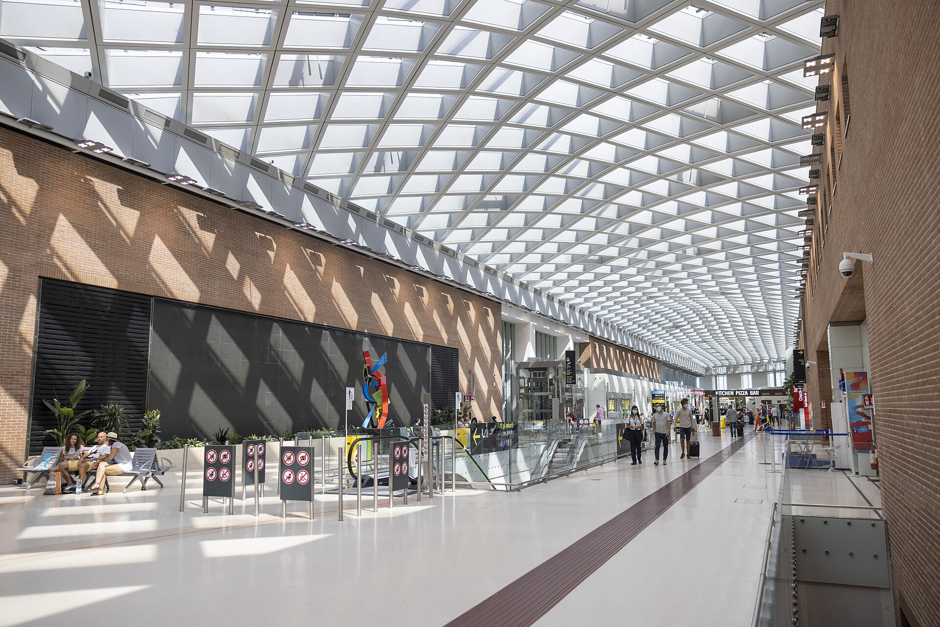 Airport jobs in Italy — real workplace scene