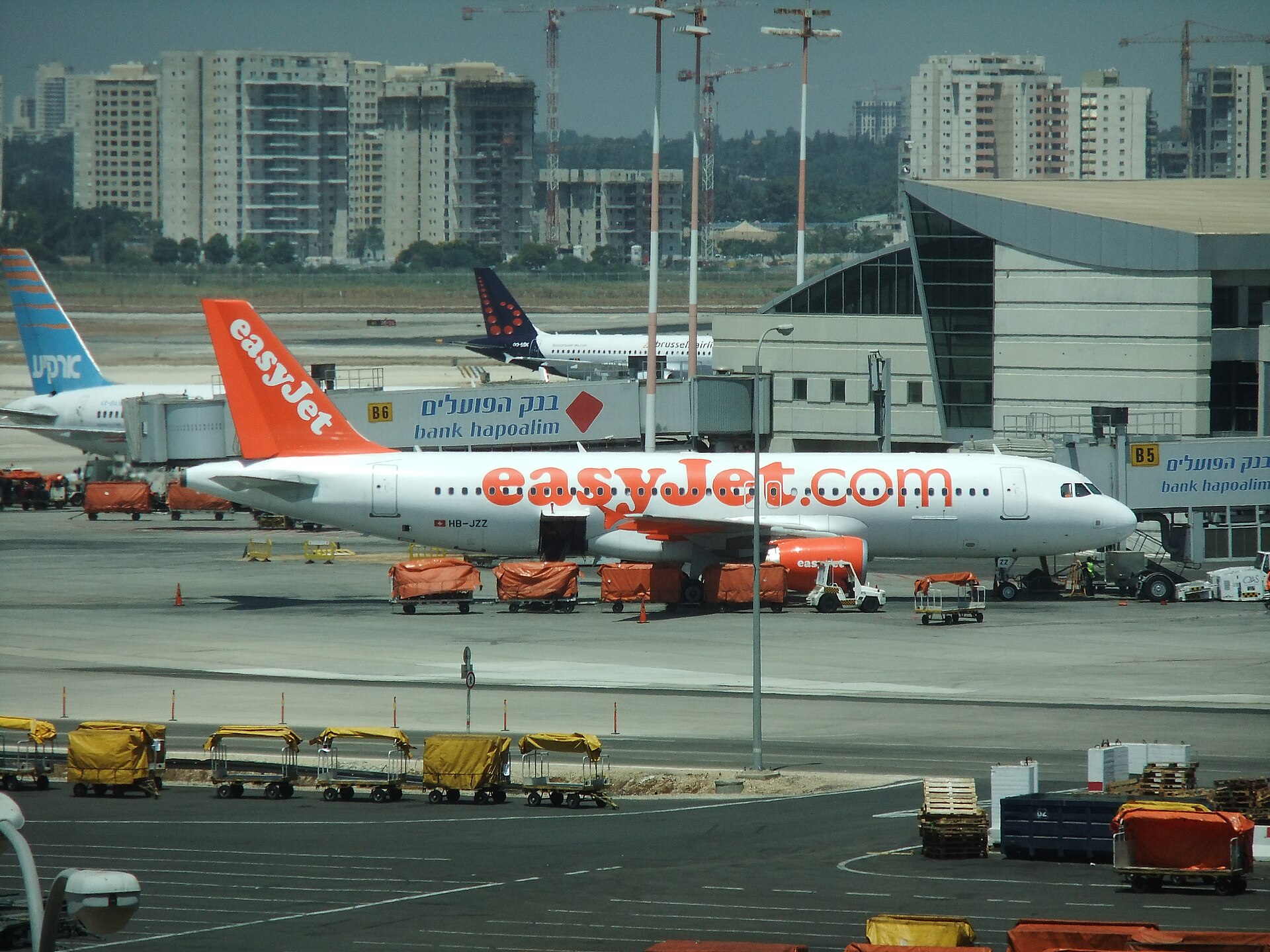 Airport jobs in Switzerland — real workplace scene