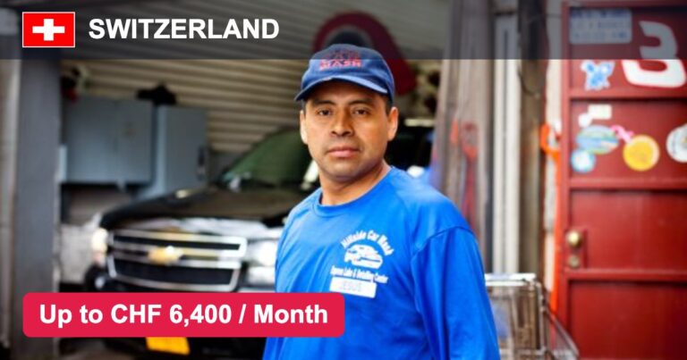 Car Wash Jobs in Switzerland – Salary, Benefits & Eligibility – Apply For Latest Vacancies