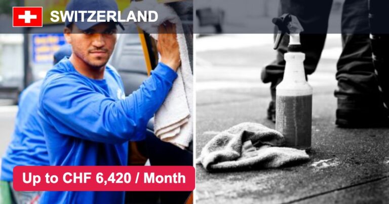 Car Wash Jobs in Switzerland – Salary, Benefits & Eligibility – Apply For Latest Vacancies
