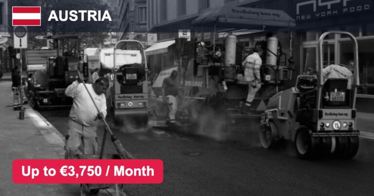 Road Construction Jobs in Austria – Salary, Benefits & Eligibility – Apply For Latest Vacancies