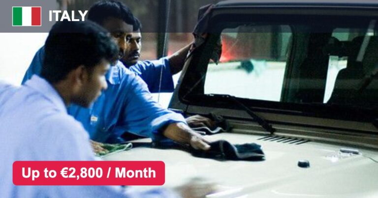 Car Wash Jobs in Italy – Salary, Benefits & Eligibility – Apply For Latest Vacancies